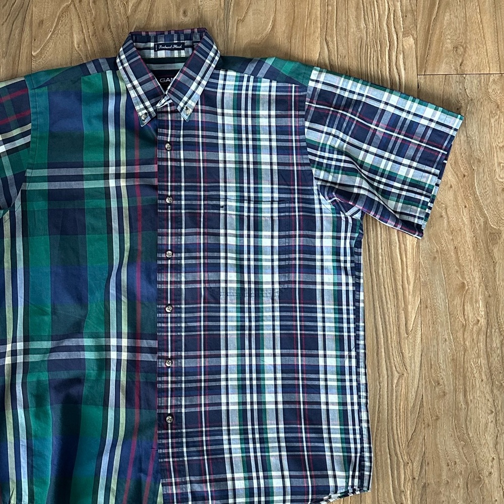 **Gant** Multi-Plaid Button Down Size Large - image 1